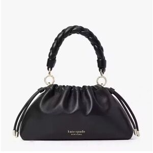 Kate Spade Black Meringue Nappa Smooth Leather Crossbody Bag